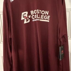 NWT Boston College Eagles Athletics New Balance Long Sleeve BC Maroon 3XL